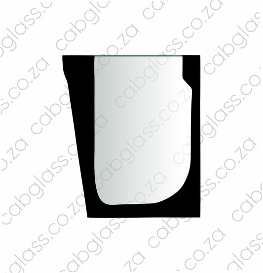FRONT LOWER LH (Toughened) | JCB TLB 3CX - 4CX (P 21) BACKHOE
