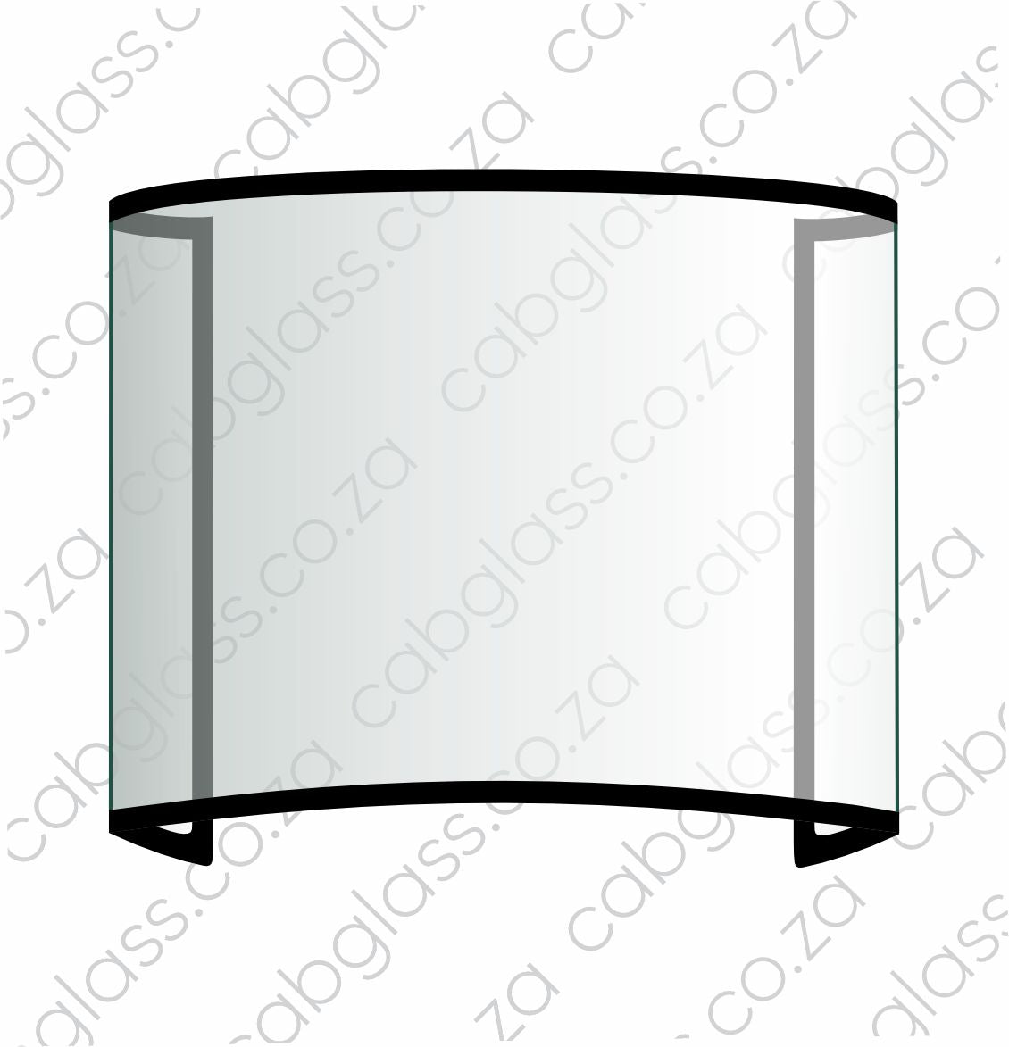 REAR CAB GLASS | VOLVO FEL L30 - L45 B,D,G,Z (1998-2018)