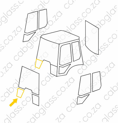 FRONT LOWER RH | VOLVO TLB BL61B - BL71B BACKHOE