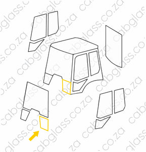 FRONT LOWER LH | VOLVO TLB BL61B - BL71B BACKHOE