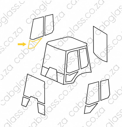 DOOR LOWER RH | VOLVO TLB BL61B-BL71B BACKHOE