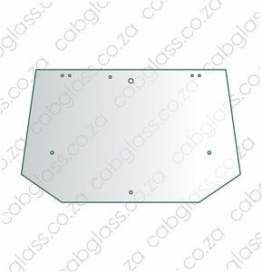 REAR CAB GLASS | NEW HOLLAND TRACTOR TS80 - TS120