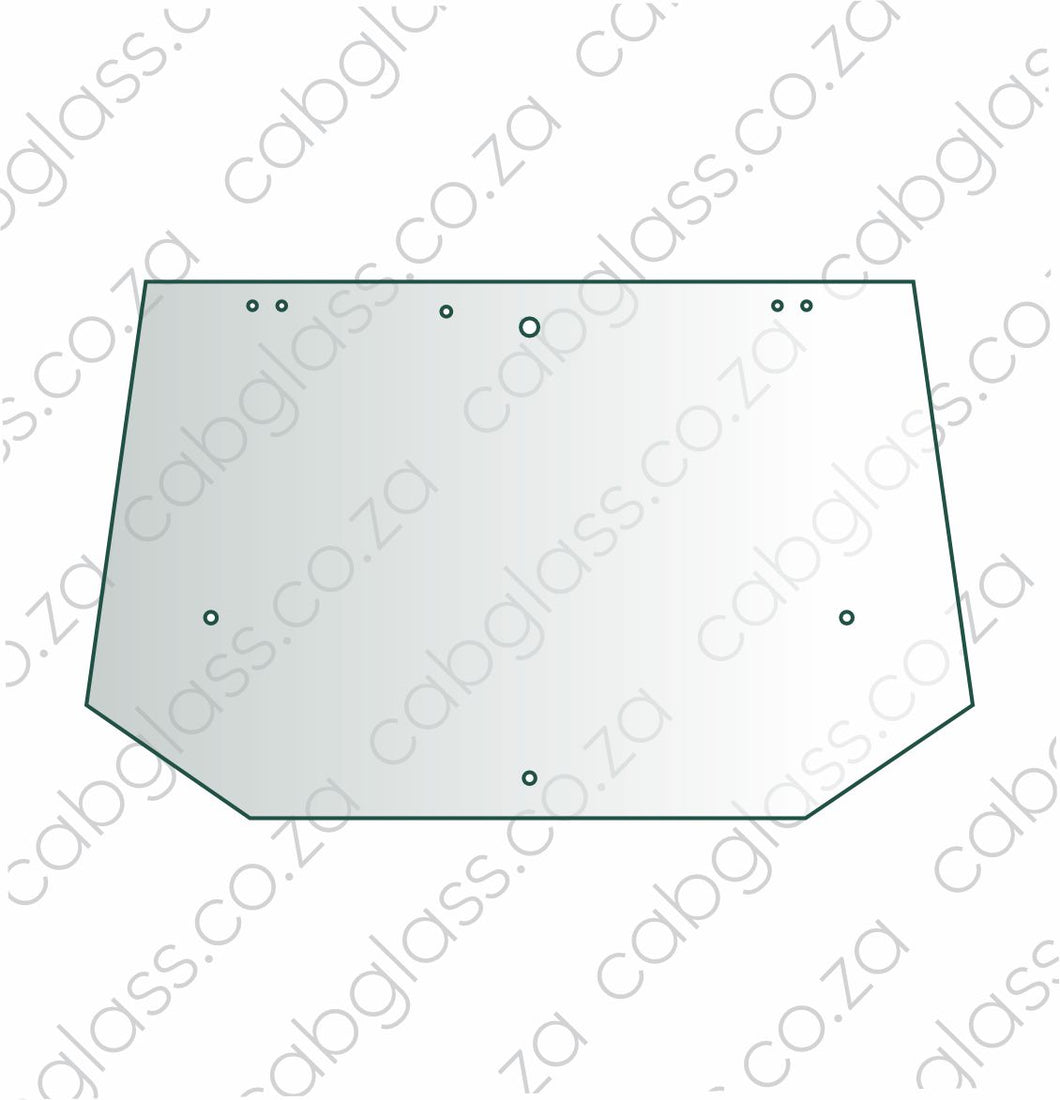 REAR CAB GLASS | NEW HOLLAND TRACTOR TS80 - TS120