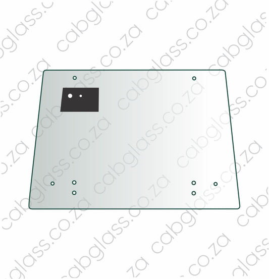 REAR CAB GLASS | LANDINI TRACTOR SOLIS