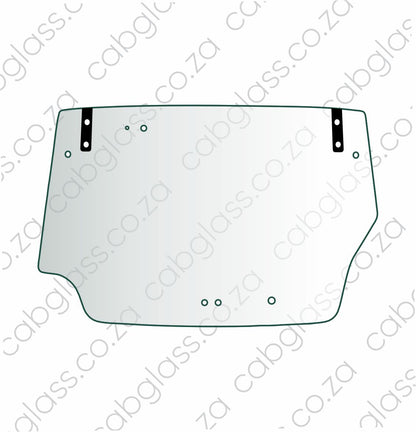 REAR CAB GLASS | LANDINI TRACTOR POWERFARM 60 - 105