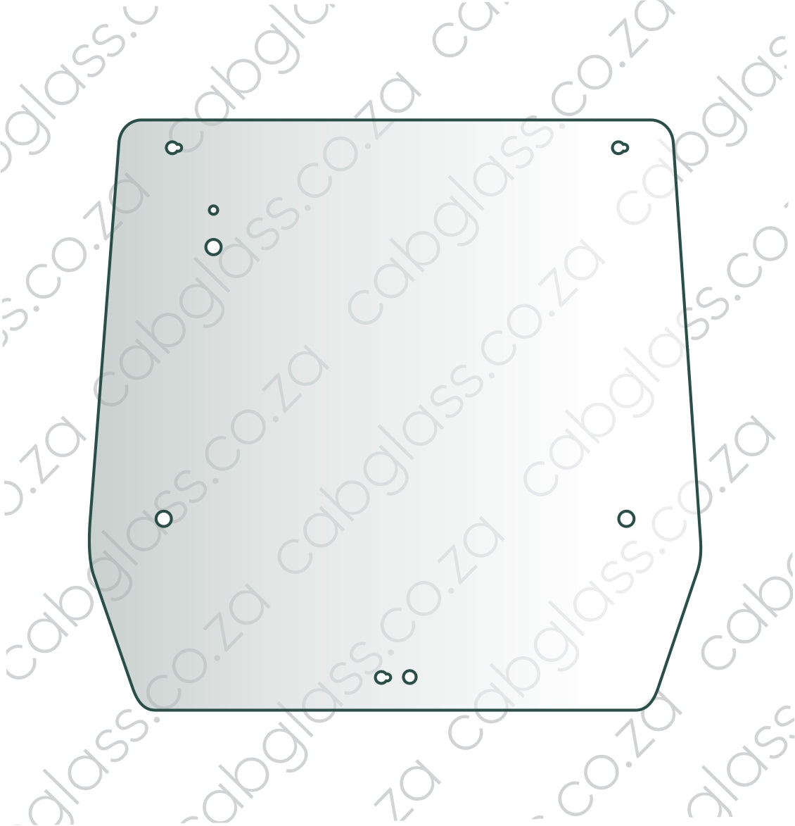 REAR CAB GLASS | NEW HOLLAND TRACTOR TD SERIES