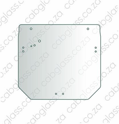 REAR CAB GLASS | JOHN DEERE 6D SERIES