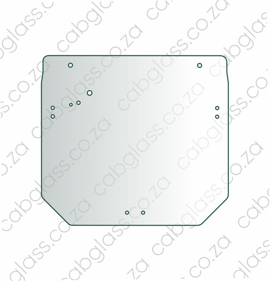 REAR CAB GLASS | JOHN DEERE 6D SERIES