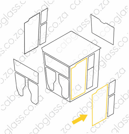 DOOR LH | BELL GRADER D SERIES