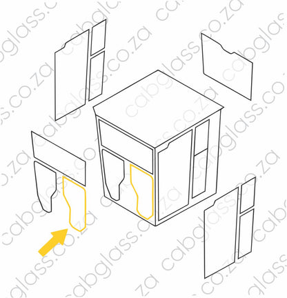 FRONT LOWER LH | DEERE GRADER G SERIES
