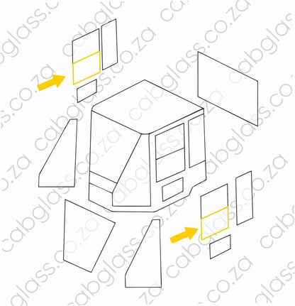 DOOR SLIDER LOWER RH | CAT FEL IT 14/18