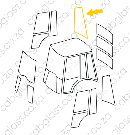 REAR QUARTER RH | DEERE TLB 315 L, SL
