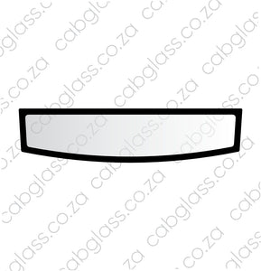 REAR CAB GLASS LOWER | CASE 595 SLE (2000-)