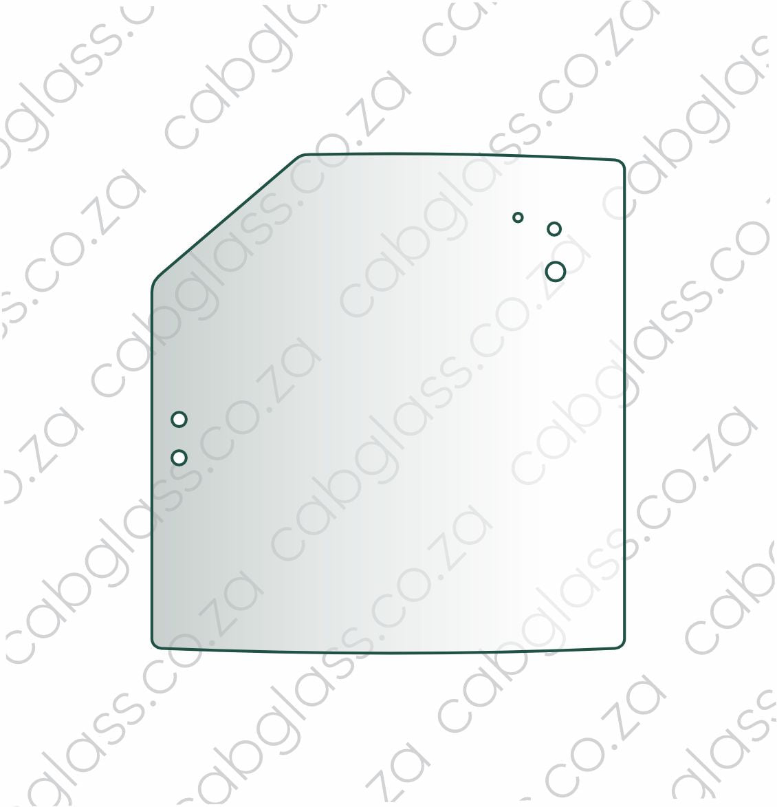 REAR CAB GLASS | BOBCAT TELEHANDLER TL, V SERIES