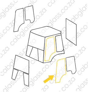 DOOR LH | TEREX TLB BACKHOE TLB 840 - TLB 990