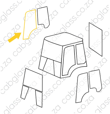 DOOR RH | MECALAC TLB 830 - 990