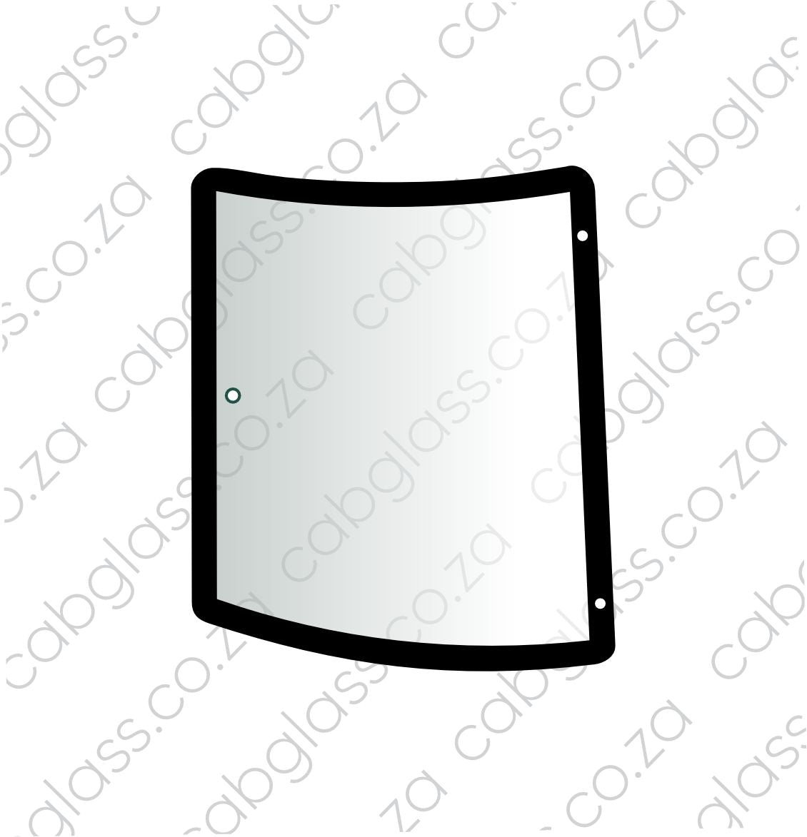 Massey Ferguson 6400 6450 6460 6470 6480 6490 7400 8400 series RH corner cab glass OEM 3902130M1 ACW3466420