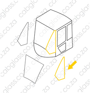 FRONT LH | HITACHI ZW DASH -6 (Laminated)