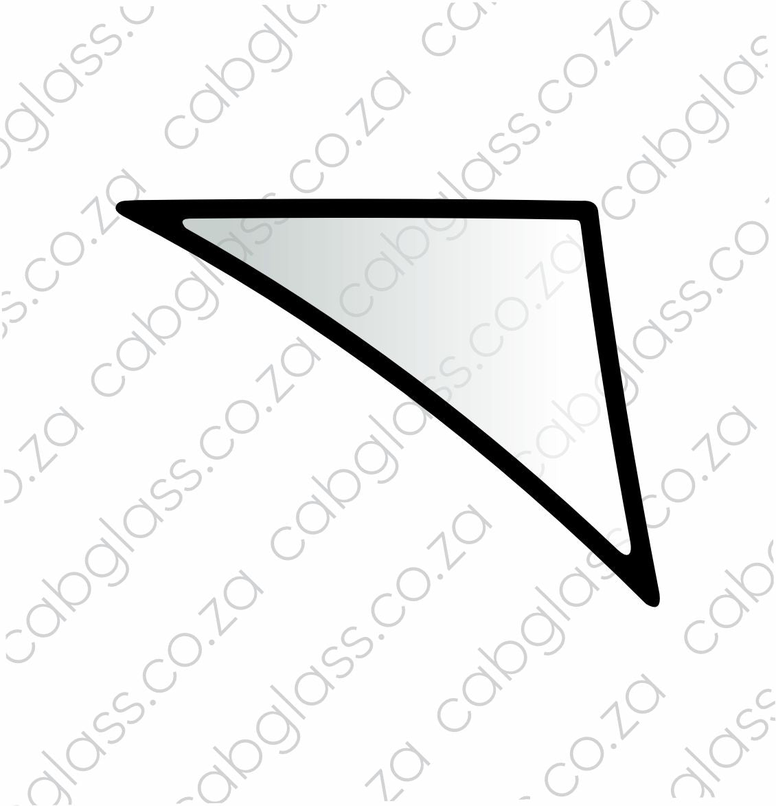 REAR OF DOOR LOWER LH | CAT TLB F2-SER (416F2 - 444F2) BACKHOE