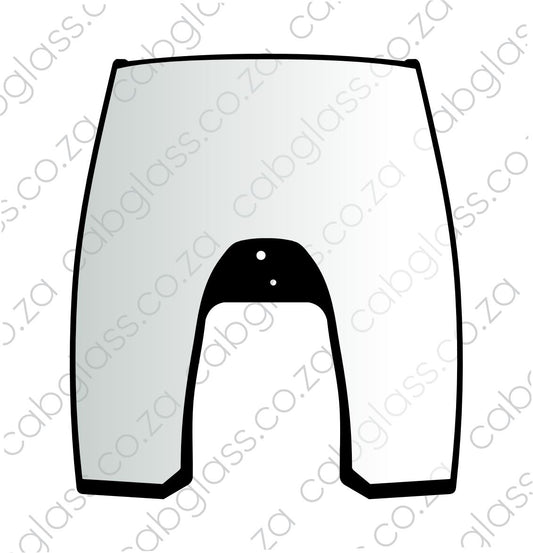 REAR CAB GLASS | MASSEY FERGUSON TRACTOR 8600, 8700 SERIES