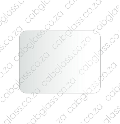 REAR CAB GLASS LOWER | MASSEY FERGUSON TRACTOR 8600, 8700 SERIES