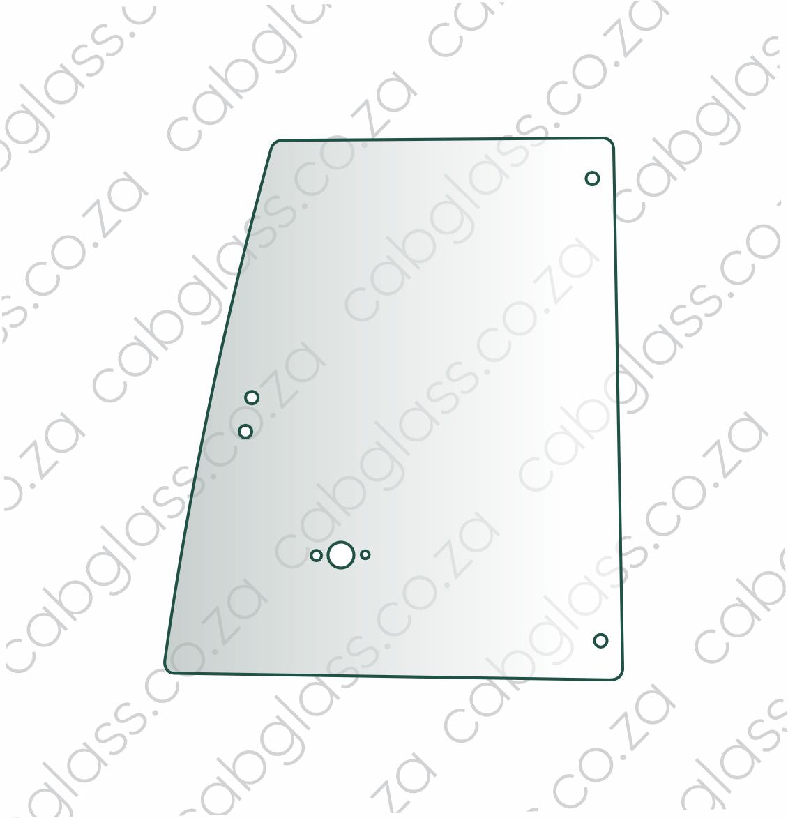 DOOR UPPER L=R | CASE TLB 570V - 695SV