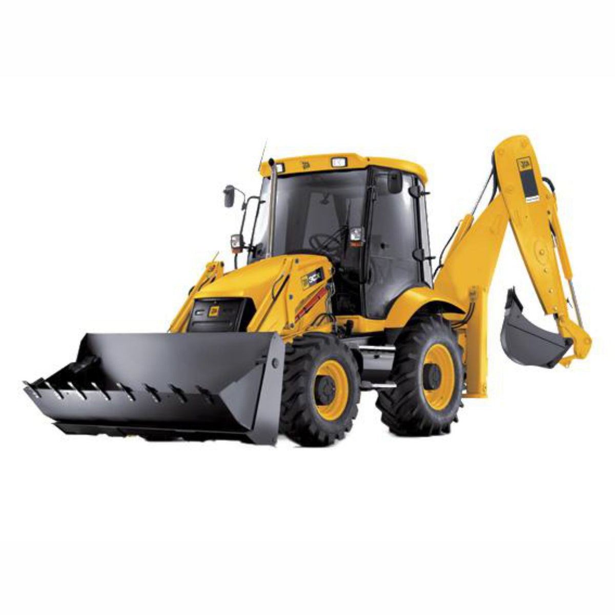FRONT LOWER LH (Toughened) | JCB TLB 3CX - 4CX (P 21) BACKHOE