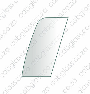 Door front slider glass, Deere excavator, 101329, 4651659