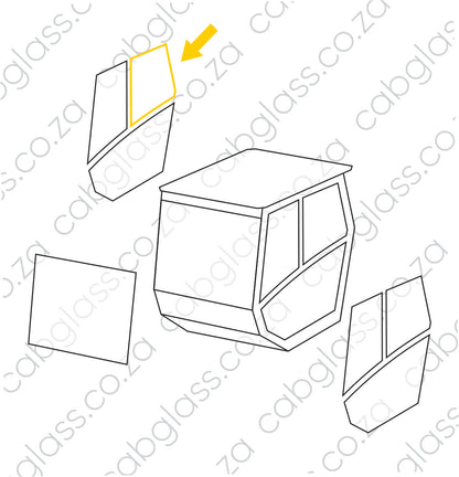 DOOR UPPER REAR RH | HAMM ROLLER 3000 SER