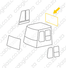 Load image into Gallery viewer, REAR CAB GLASS | BELL DUMPER D SERIES
