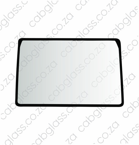 Rear cab glass for Bell Dump Truck D-series OE number is 206421
