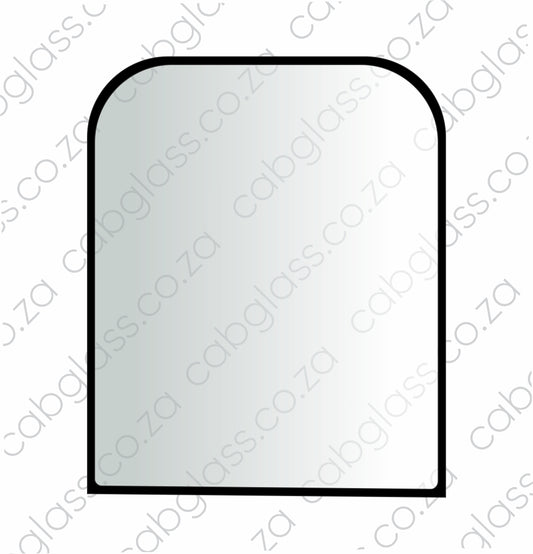 Windscreen upper glass for Case Excavator CX B-Series, KHN15780