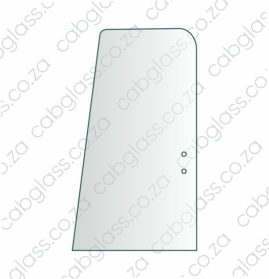 Door rear slider glass for Case excavator CX B-series, KHN15380