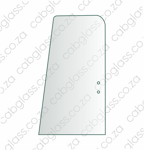 Door rear slider glass for Case excavator CX B-series, KHN15380