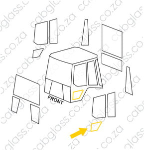 DOOR LOWER LH (Bonded) | CAT TLB D-SER BACKHOE