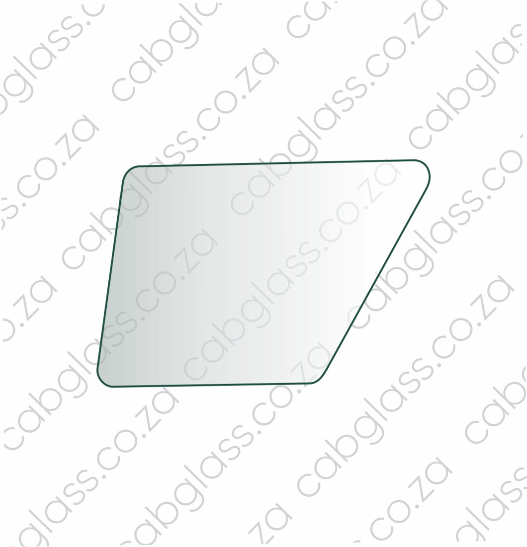 Door glass lower left-hand for Caterpillar D series