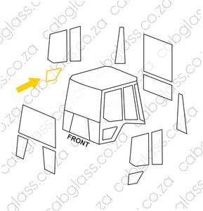 DOOR LOWER RH | CAT TLB D-SER BACKHOE