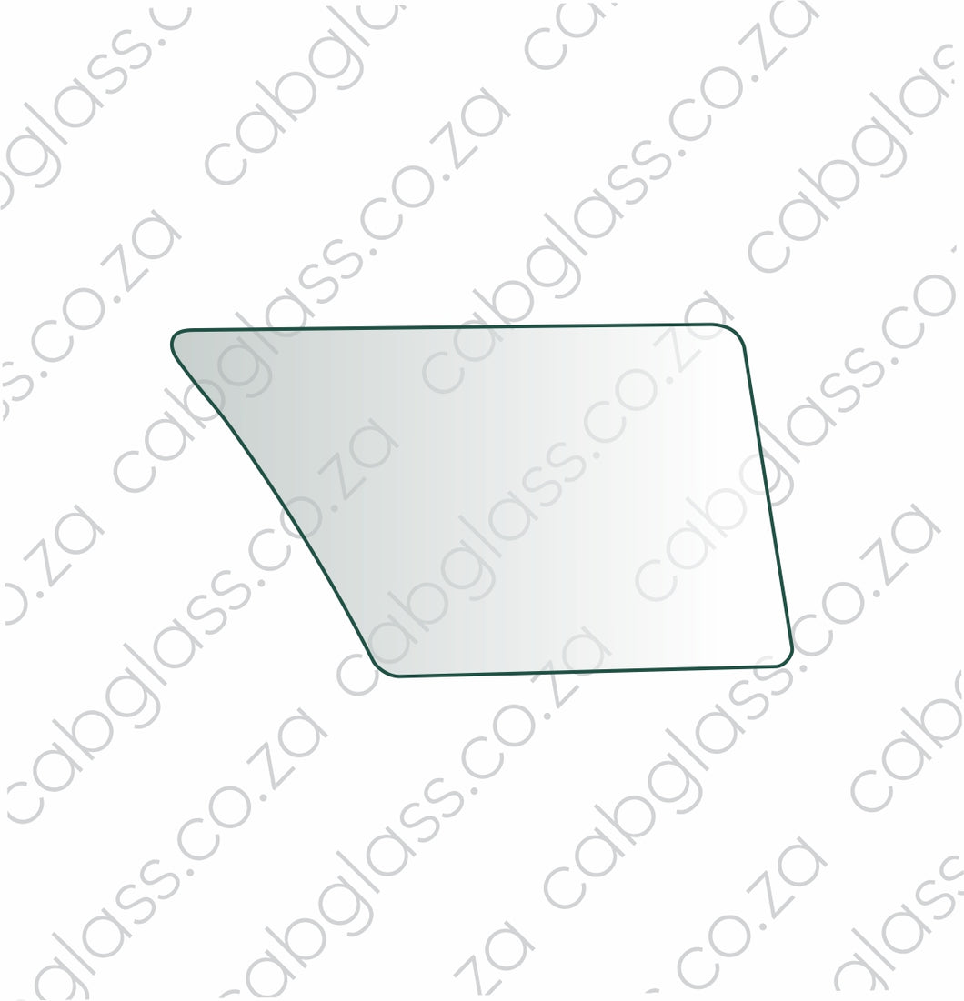 Door lower glass for Caterpillar backhoe D series