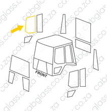 Load image into Gallery viewer, DOOR UPPER RH (bonded 3 holes) | CAT TLB D-SER BACKHOE
