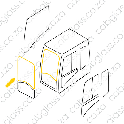 FRONT UPPER  (Half moon cut out at bottom) | CAT EXCAVATOR D-SERIES