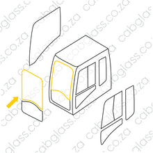 Load image into Gallery viewer, FRONT UPPER  (Half moon cut out at bottom) | CAT EXCAVATOR C-SERIES
