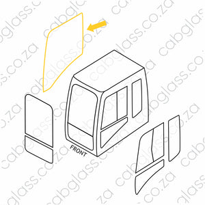 BOOMSIDE GLASS | CAT EXCAVATOR C-SERIES