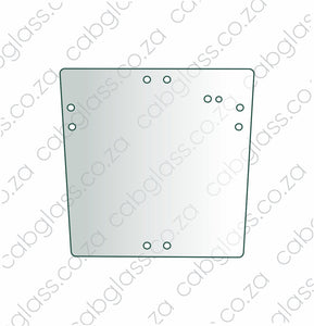 REAR CAB GLASS | TEREX TLB 760 - 980 (1998-2011)