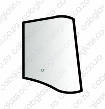 Load image into Gallery viewer, Rear door glass left-hand for Case backhoe 595SLE 2000 onwards
