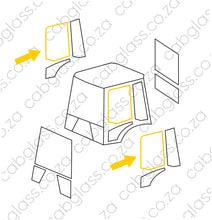 Load image into Gallery viewer, DOOR UPPER L=R | CASE TLB 570T - 570ST (2014-18)
