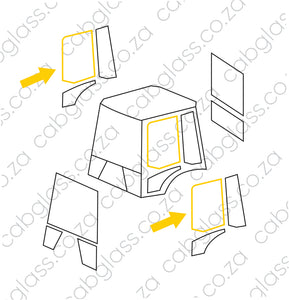 DOOR UPPER L=R | CASE TLB 570T - 570ST (2018-)