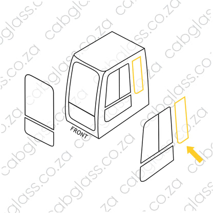 REAR QUARTER LH | HITACHI EXCAVATOR ZX DASH 1