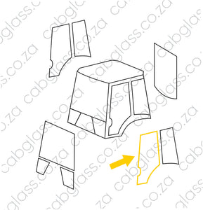 DOOR LH (full assembly) | JCB TLB 3CX - 4CX (P 21) BACKHOE