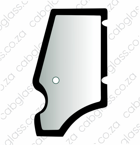 DOOR GLASS LH | JCB TLB 3CX - 4CX (P 21) BACKHOE