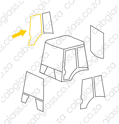 DOOR RH (full assembly) | JCB TLB 3CX (P 21) BACKHOE